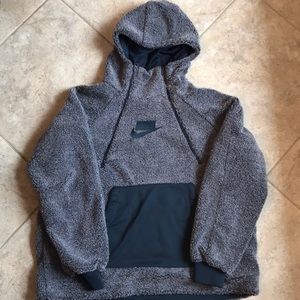 Nike Zip Front Hoodie Sweatshirt | Size M